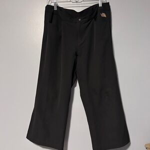 The North Face Black Wide-Leg Capri Lightweight Pants Flight Series